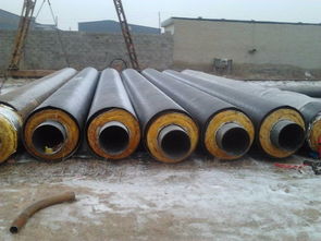 葫芦岛热力管道预制直埋保温钢管 聚氨酯保温钢管过泵